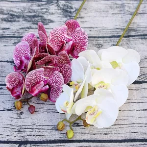 3D Butterfly Orchid (6 Heads) - Fake Flowers for Home & Wedding Decor 1