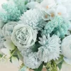 High-Quality Silk Peony Artificial Flowers Roses for Wedding Party Table Decor 5