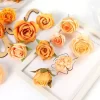 Autumn Orange Silk Artificial Flowers for Home, Garden & Wedding Decor 4