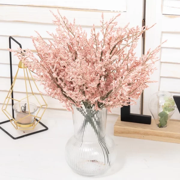 35cm Rime Grass Bouquet - Artificial Flowers for Christmas & Wedding Decor 1