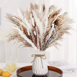 Boho Pampas Grass Decor – Natural Fluffy Dried Flowers for Wedding & Home 1