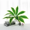 36cm 3-Head Palm & Bamboo Potted Plant 5