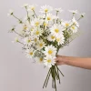 5 Heads Artificial Daisy Bouquet for Wedding Party Garden Vase Decoration 2