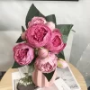 30CM Silk Peony Rose Bouquet 3