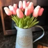 5Pcs Real Touch Tulip Bouquet for Bride, Wedding & Home Decor 5