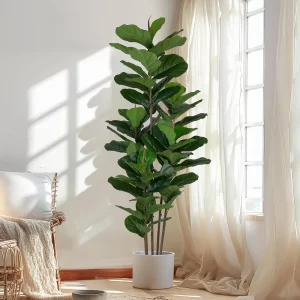 US Faux Fiddle Leaf Fig Tree 1