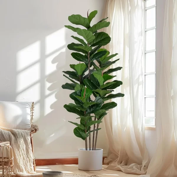 US Faux Fiddle Leaf Fig Tree 1