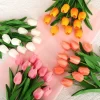 10Pcs PE Foam Tulip Bouquet for Wedding & Garden Decor 3