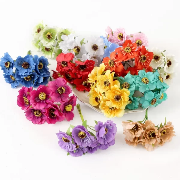 6PCS Daisy Stamens Bouquet for Wedding & Scrapbook Craft 1