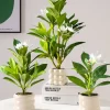 Artificial Azaleas Plant with Faux Ficus Leaves 4