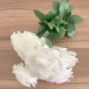 9-Head Ivory White Rose Bouquet – Elegant Faux Wedding Floral 2