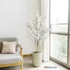 100-220cm Artificial White Cherry Tree Plant 2