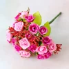 21-Head Rose Bouquet for Weddings & Home Decor (No Vase) 3