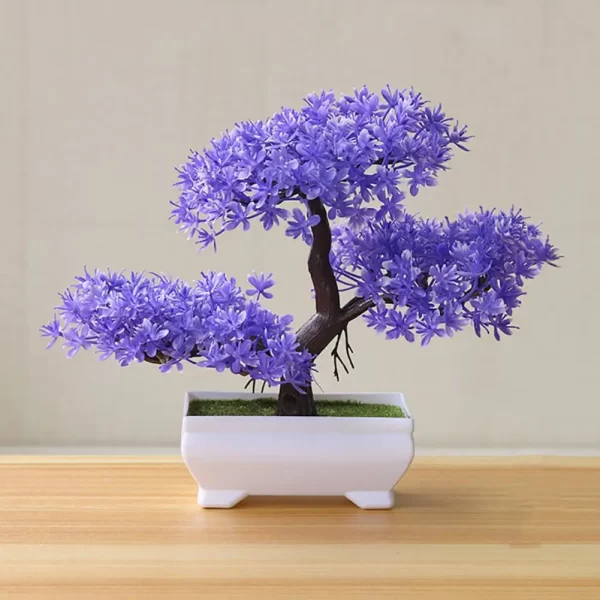 Colorful Bonsai with Flowers for Christmas Decor 1