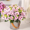 Colorful Silk Daisy Artificial Flowers for Home Wedding Garden Party Decoration 5