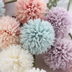 28cm Dandelion Flower Ball - Artificial Bouquet for Wedding & Home Decor 1