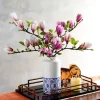 Artificial Silk Magnolia Flowers for Wedding, Garden & Home Decor 5