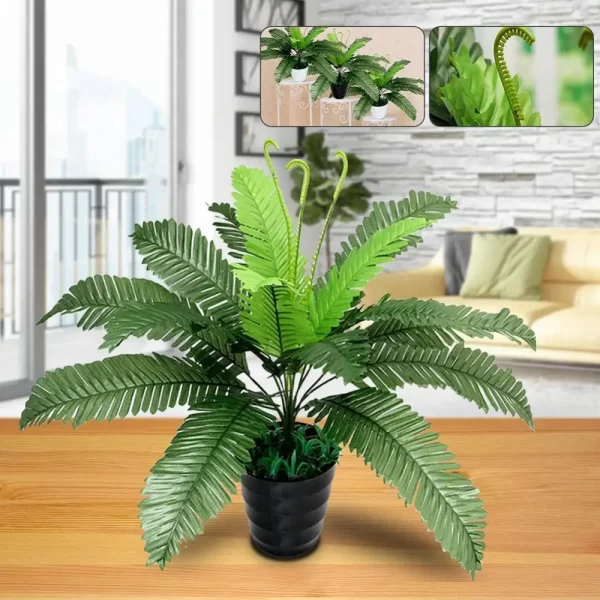 44cm Fake Fern Hanging Plant 1