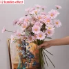 5-Head Daisy Bouquet - 52cm Silk Artificial Flowers for Home & Wedding 4