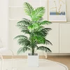 90-180cm Fake Palm Tree with Monstera Leaves 3