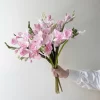 High-Quality Artificial Freesia Flowers White Wedding Spring Decor 2