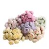 27 Heads Tea Rose Artificial Bouquet Wedding Home Decor Silk Hydrangea 5