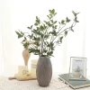 Artificial Long Branch Ficus Green Leaves Tree Branches 4