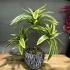 36cm 3-Head Palm & Bamboo Potted Plant 2