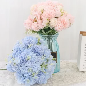 28CM Silk Hydrangea Bouquet 1