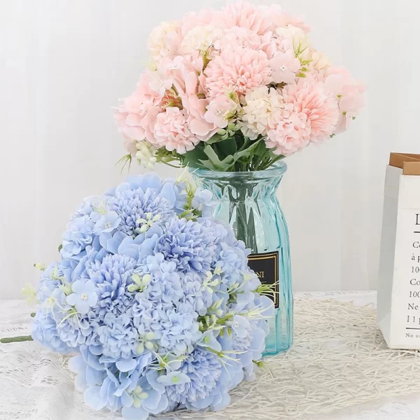 28CM Silk Hydrangea Bouquet 1