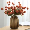 5-Head Silk Dandelion Flower Bouquet for DIY Wedding & Home Decor 4