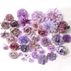 Purple Flower Heads - Artificial DIY Wedding, Birthday & Garland Decor 2