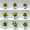 New Mini Fake Potted Flowers Bonsai Table Decor 2