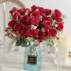 Silk Rose Bouquet for Elegant Weddings & Cozy Homes 4