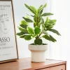 32.5cm Artificial Plants Fake Ficus Tree 4