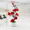 Artificial Plants Bonsai Fake Flowers Small Tree 5