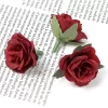 10/20Pcs 3.5CM Silk Rose Heads for DIY Garland & Wedding Decor 5