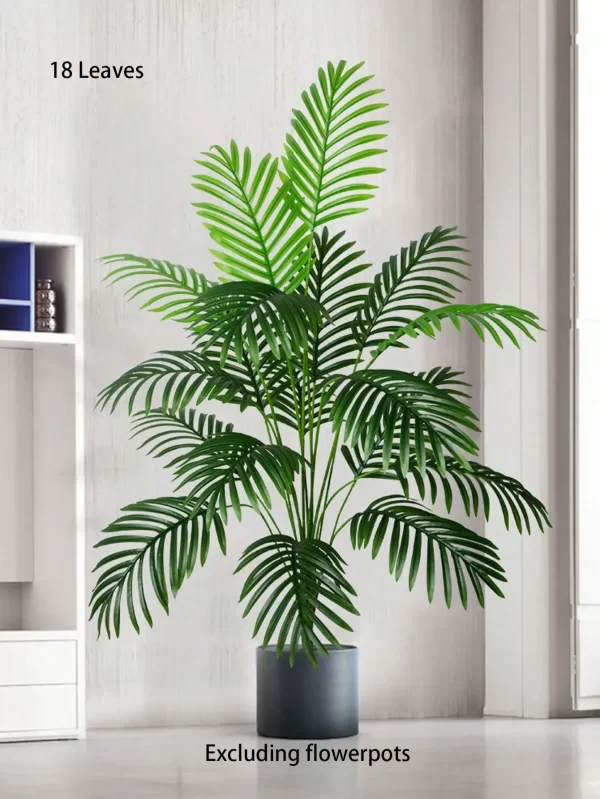 Artificial Palm Tree with Monstera Leaves 1