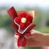 Knitted Sunflower Rose Bouquet for Wedding & Home Decor 2