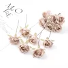 6PCS Artificial Peony Flower Bouquet 6