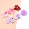 10Pcs 6CM Artificial Butterfly Orchid Flowers for DIY Wreath & Scrapbooking 4