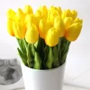 5Pcs Real Touch Tulip Bouquet for Bride, Wedding & Home Decor 2