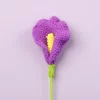 Knitted Crochet Calla Lily - Handmade Artificial Flowers for Home & Wedding 5