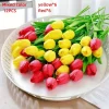 5/7/9/11/13 Bundles Real Touch Artificial Tulips for Home & Wedding Decor 5