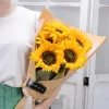 Silk Sunflower Bouquet – Artificial Flowers for Wedding, Home & Party Decor 3