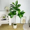 74/105cm Artificial Ficus Tree with Banyan Leaves 4