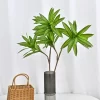 66-98cm Artificial Palm Tree Gold Edge Green Edge 5