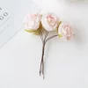 Mini Silk Rose Bouquets for DIY Wreaths & Holiday Decor 6