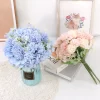 28CM Silk Hydrangea Bouquet 4