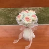 Hand-Knitted Crochet Rose - Artificial Wedding Bouquet & Valentine’s Gift 3